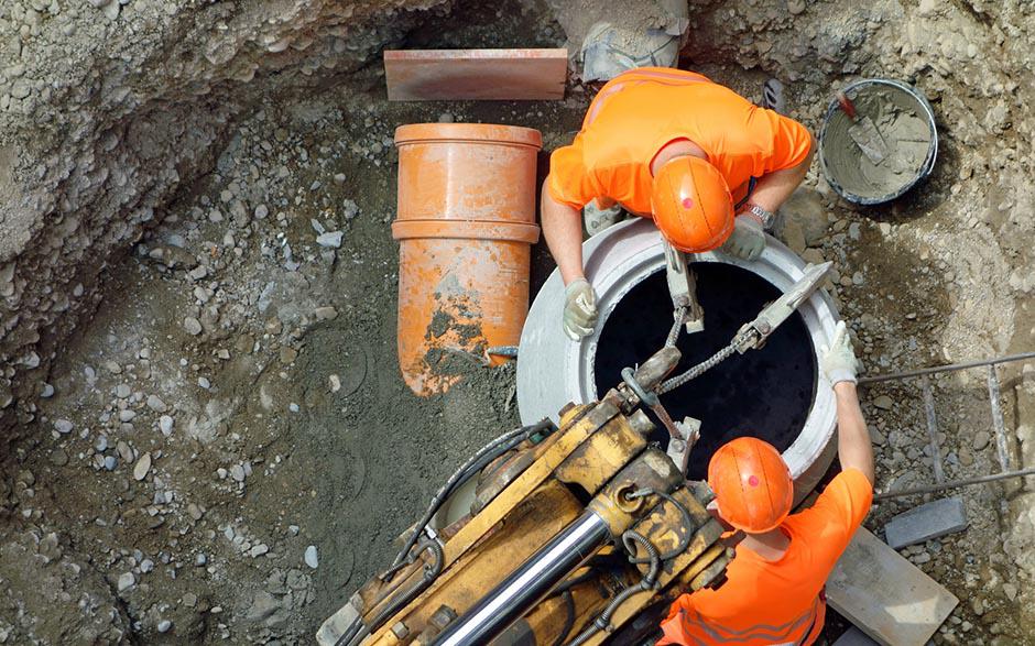 canalisation assainissement Le Thillay